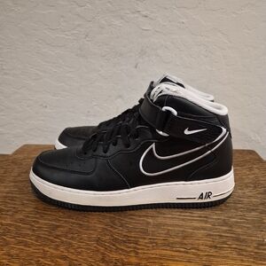 Nike Air Force 1 Mid '07 Leather Fashion Sneakers Men's Size US 9